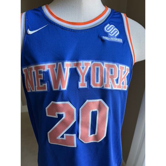 New York Knicks Kevin Knox #20 NBA basketball jersey size M - Picture 2 of 5